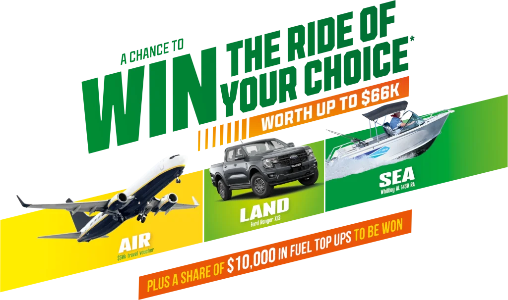 A chance to win the ride of your choice